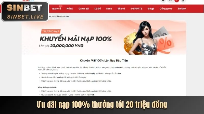 Ưu đãi chào mừng wwin cho thành viên mới